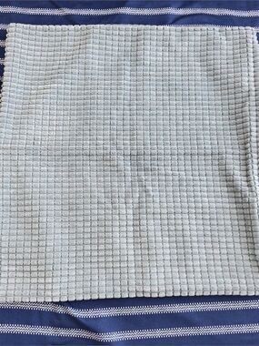 IKEA Light Blue Waffle Weave Cushion Cover Set